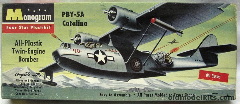 Monogram 1/104 Consolidated PBY-5A Catalina - with Rubber Tires, P8-98 plastic model kit